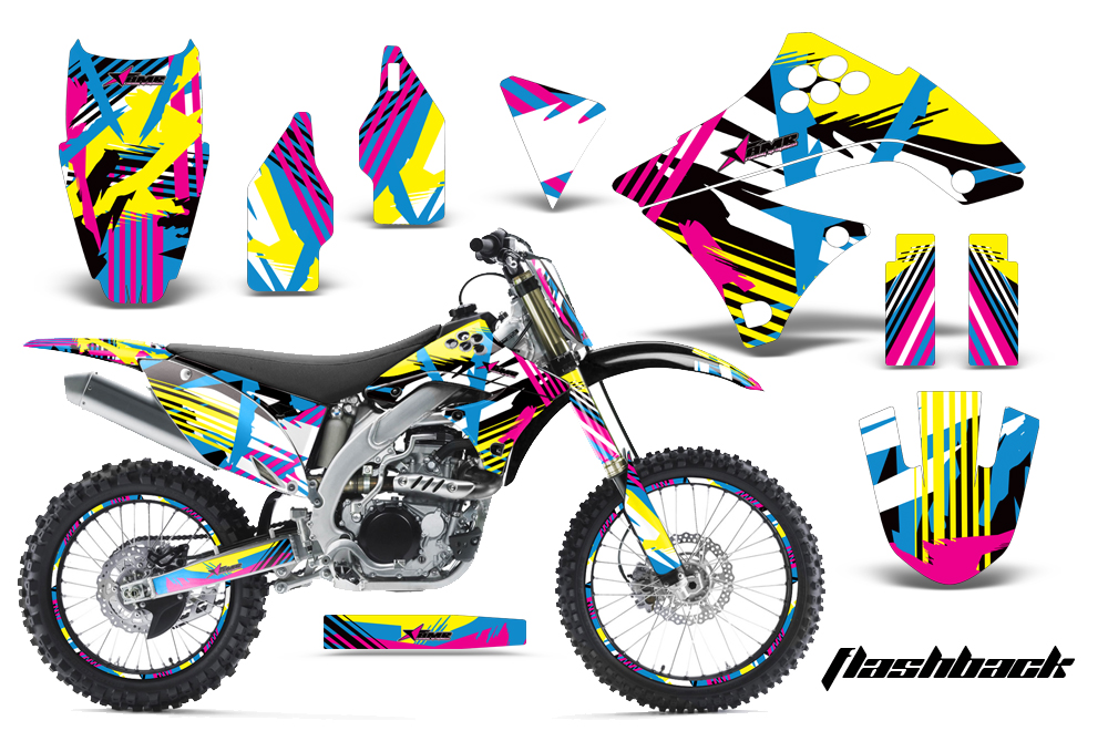 Kawasaki KX450F 09 Graphics Kit FlashBack